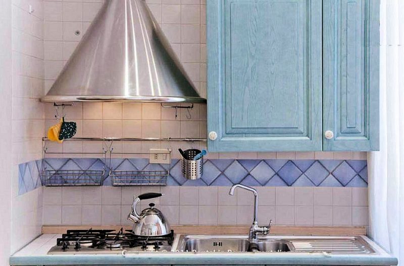 The Vatican Apartment has a small, well-equipped galley kitchen.