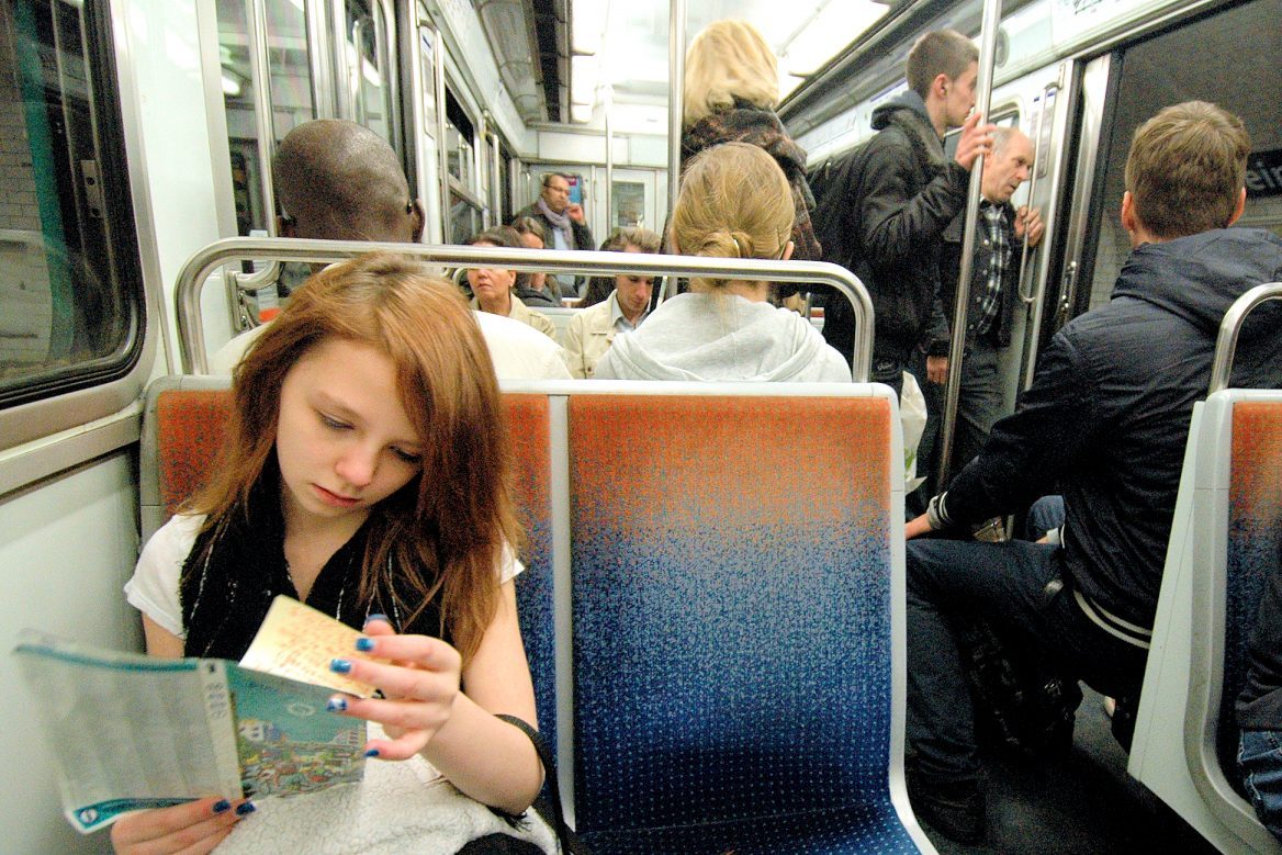 A Métro map can be handy as cell phones don't always work underground.