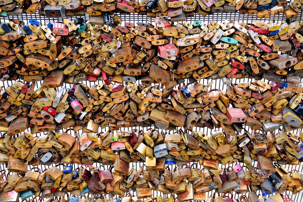 Love Locks adorn Seine River bridges — romance or vandalism?