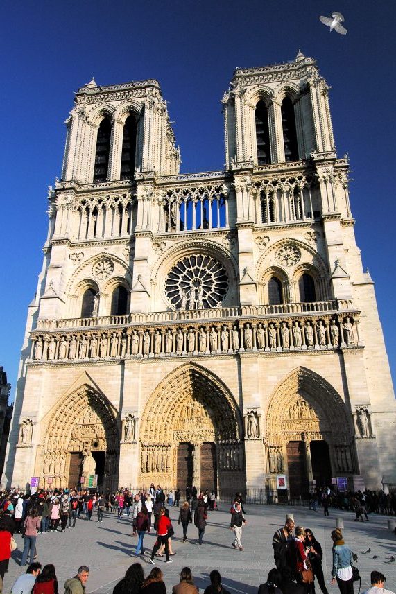 Notre Dame is ranked as the pinnacle of Gothic cathedrals.