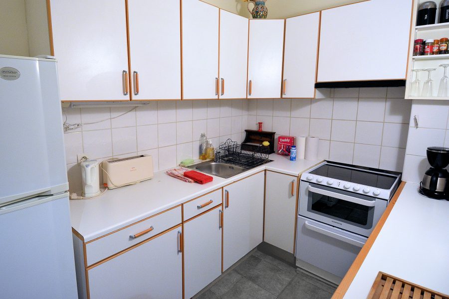 The complete kitchen is capable of meal preparations for occupants and their guests.