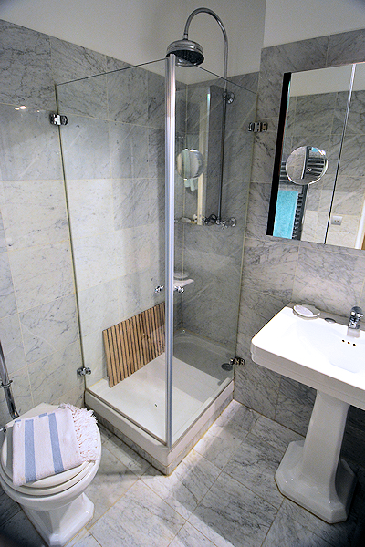 Bedroom 2 has its own bathroom (with shower) en suite.