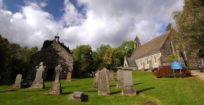 Balquhidder Kirk has become a pilgrimage church in the Central Highlands.