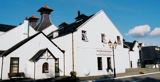 Dahlwhinnie Whisky Distillery, northern Central Scotland.
