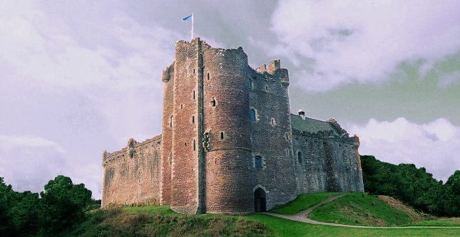 Doune Castle — an impressive ruin dating from the 14th century, an easy day-trip just 8 miles from Callander.