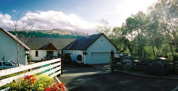 Home At First Lodging in Killin Central Scotland.