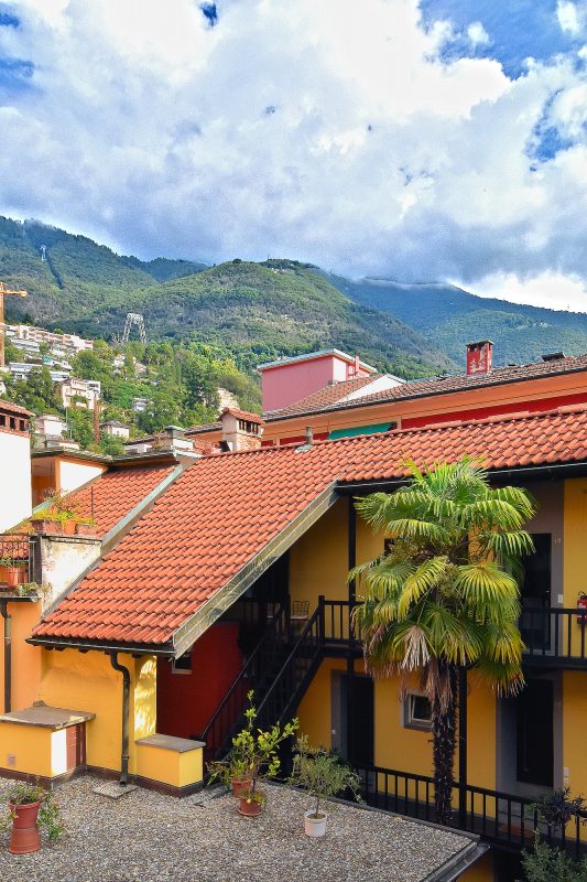 Home At First Città Vecchia apartment - view looking north up the mountain toward Cardada.