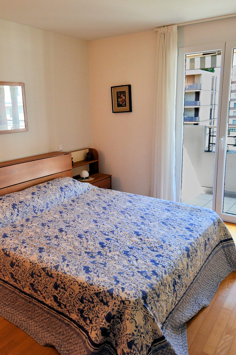 New Town - Plus Apartment — Double Bedroom with Balcony access.