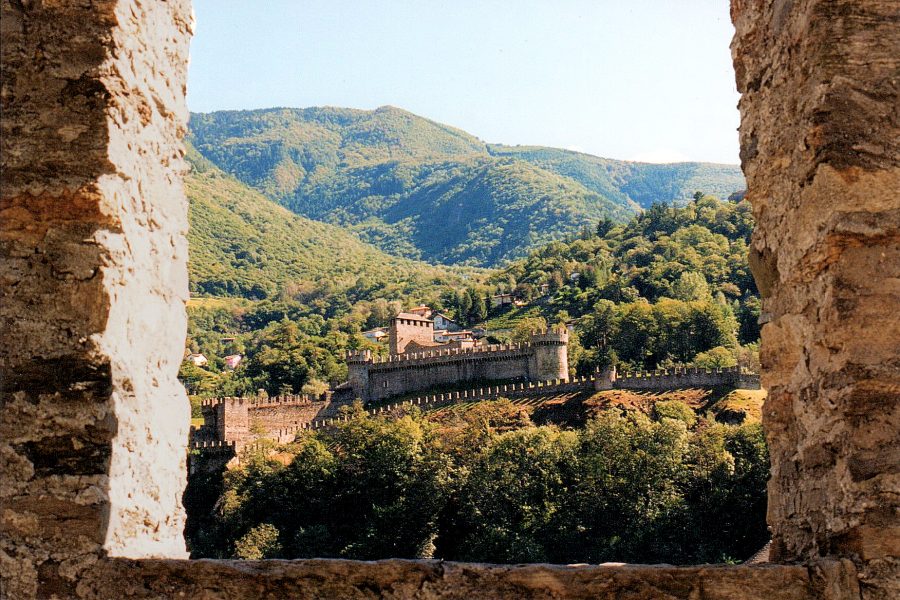 Ticino - Bellinzona - Castello Montebello from Castello Grande