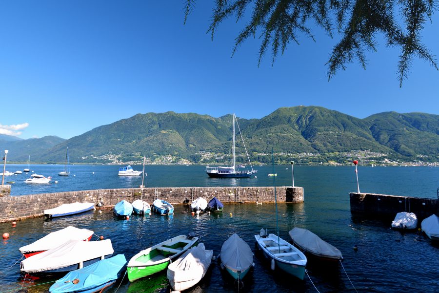 Ticino - Muralto waterfront on Lake Maggiore