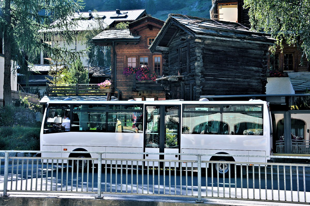 Riverview Apartment — Electric Bus for Matterhorn Express.