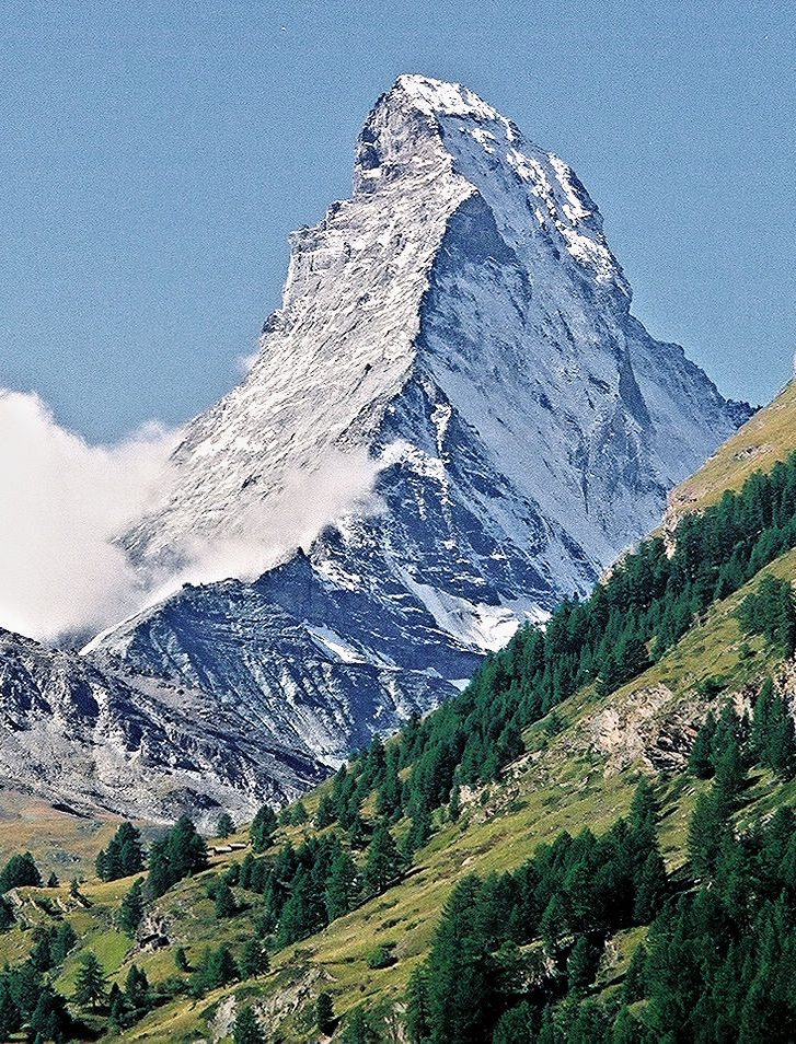 Zermatt - the Matterhorn viewed from Furi.