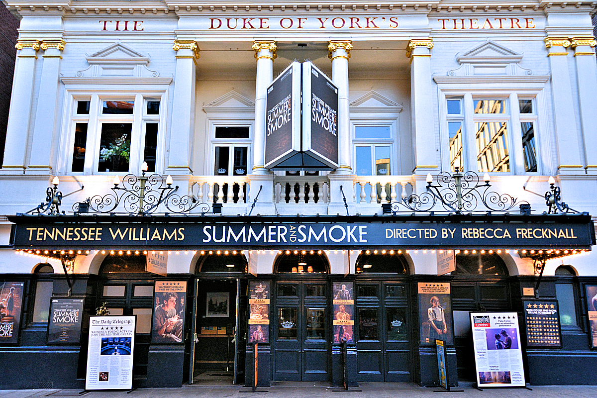 Historic (1892) Duke of York Theatre, one of 39 commercial playhouses in London's West End.