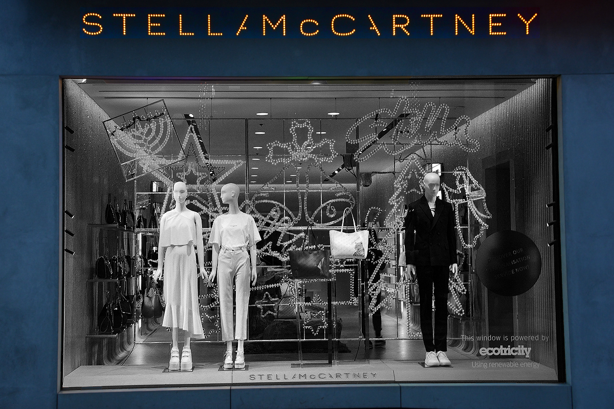 Stella McCartney's boutique offers designer fashions from Sir Paul's couturier daughter on Old Bond St.