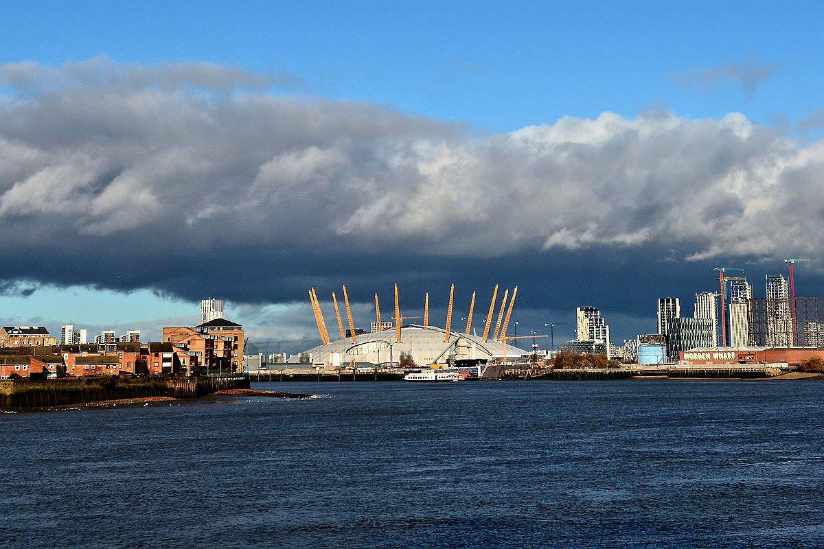 The O2 Arena on the Greenwich Peninsula near Canary Wharf is the world's busiest music venue.