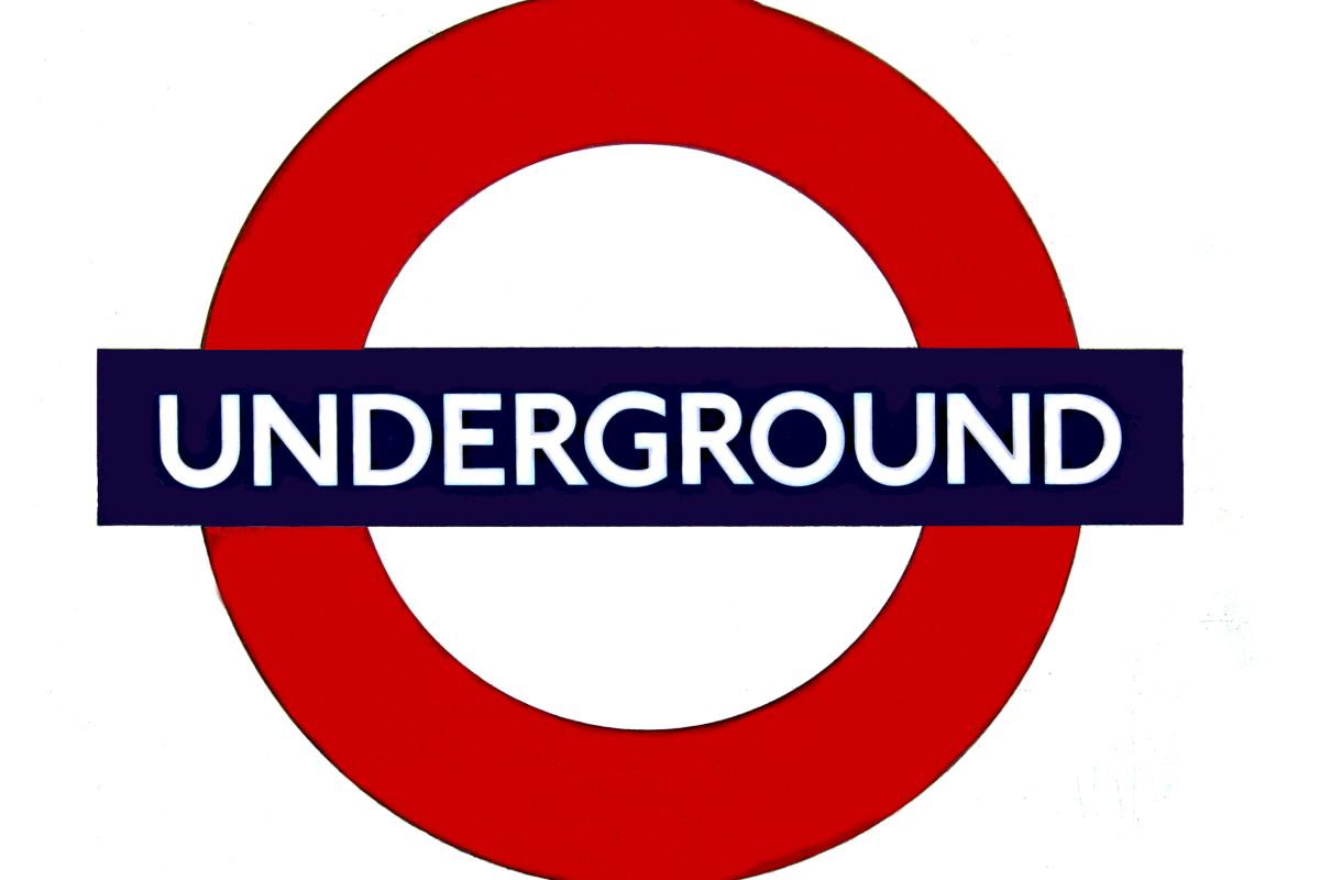 Watch for this symbol at London Underground stations.
