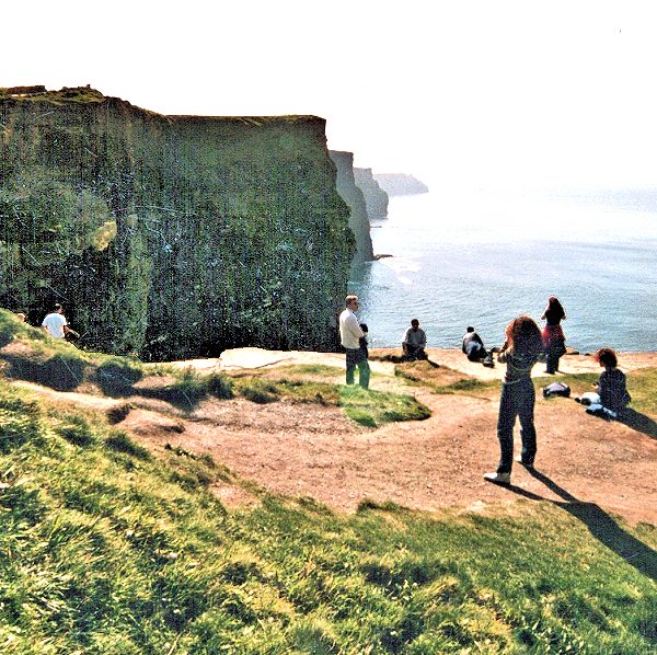A little too close to the western edge of Central Ireland — the Cliffs of Moher on the Atlantic coast of County Clare. Photo © Home At First.