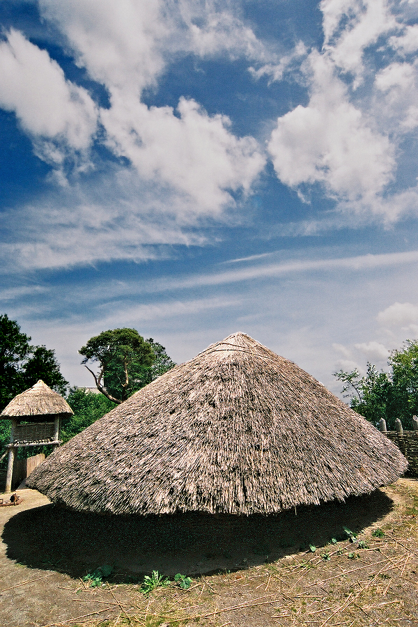 Co. Clare: Craggaunowen crannog.