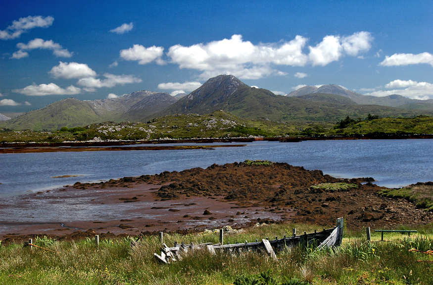 Connemara National Park, County Galway: the boat.