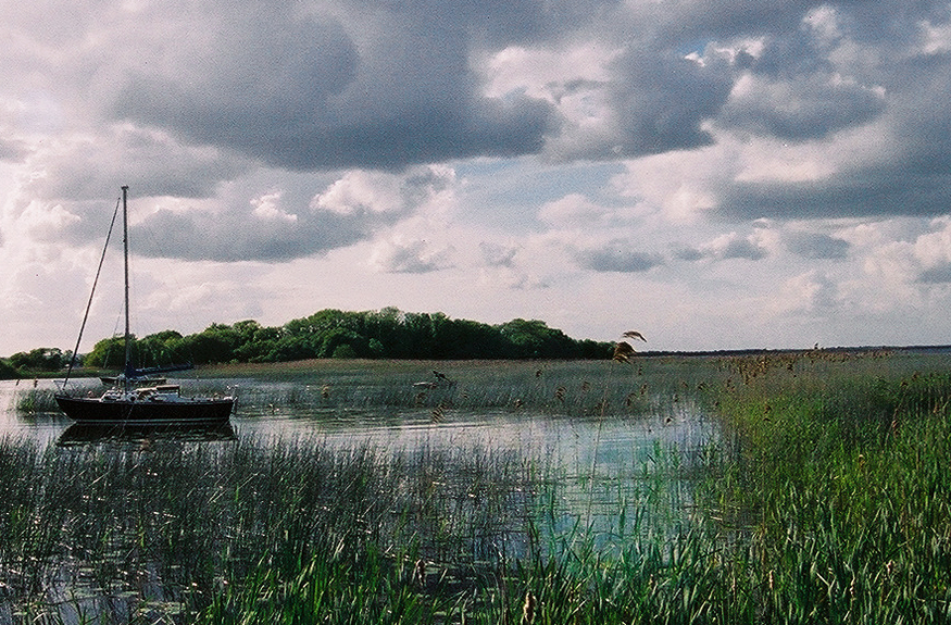 Kilgarvin Quay along the north Tipperary shore of Lough Derg.