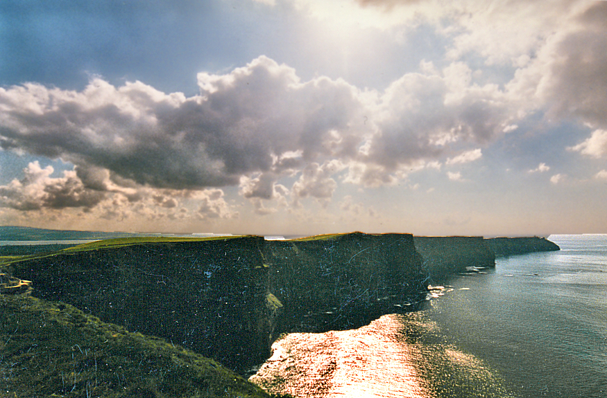 West Central Ireland - Cliffs of Moher on the County Clare coast.
