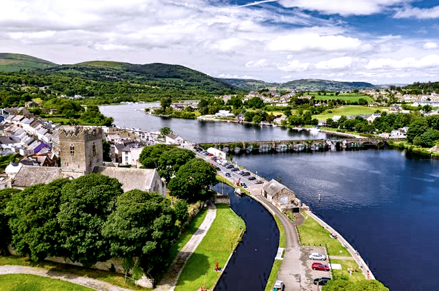 Killaloe, Co. Clare on the River Shannon. Photo courtesy Killaloe Townhouses.