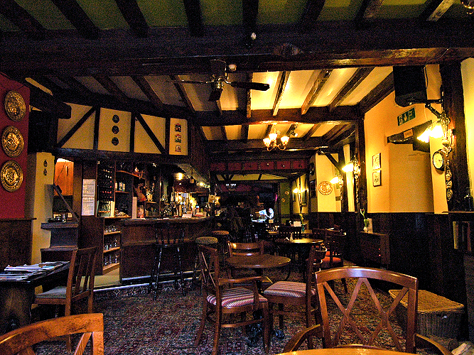 Clyro by Hay-on-Wye: Interior of the local pub-restaurant. Photo copyright Home At First. Clyro by Hay-on-Wye: Interior of the local pub-restaurant. Photo copyright Home At First.