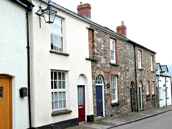 Llangattock: Usk Valley Townhouse - exterior. Photo copyright Home At First. Llangattock: Usk Valley Townhouse - exterior. Photo copyright Home At First.