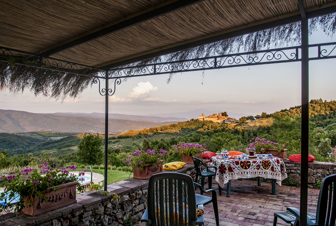 Rural Tuscany: View from the Alta Maremma Estate of the Tuscany Highlands. Photo courtesy Alta Maremma Estate.