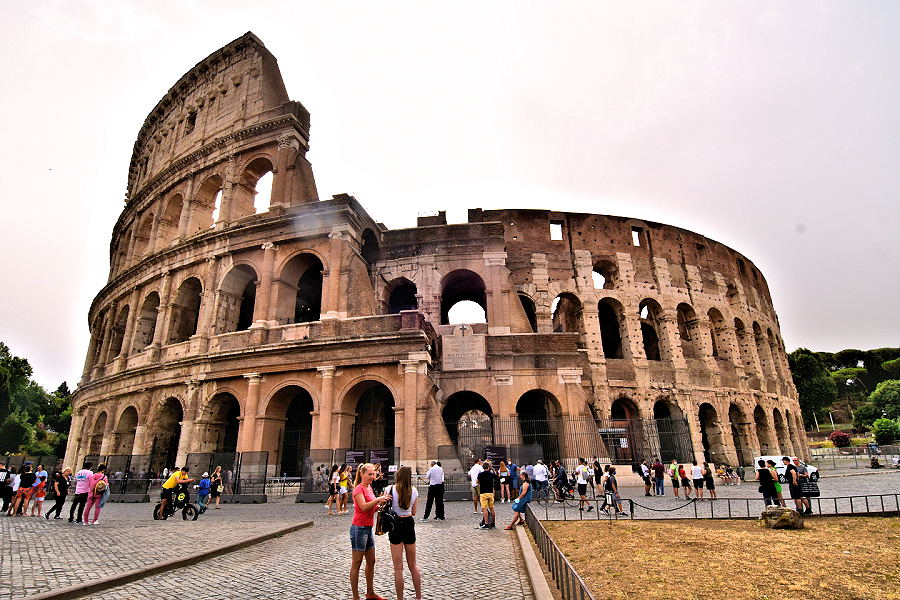 The Colosseum — as much an icon of Italy as pizza and Ferraris. Photo © Home At First.
