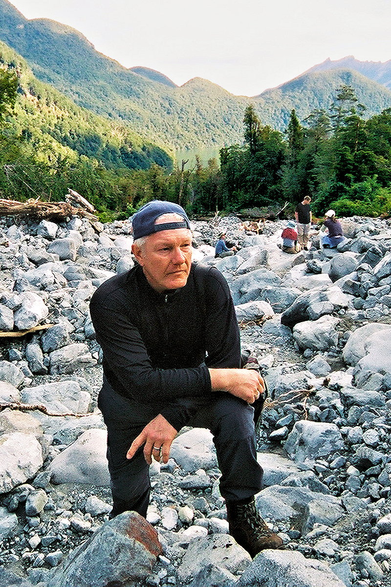 Fiordland: Home At First's Ron Fahnestock on the Milford Track. Photo copyright Home At First.