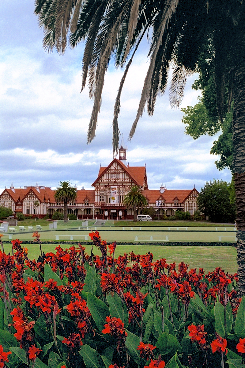 North Island: Rotorua — Rotorua Museum & Government Gardens. Photo © Home At First.