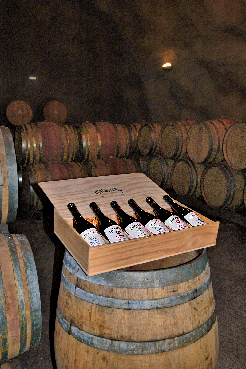 South Island: Queenstown Region — Gibbston Valley Wine Cave. Photo © Home At First.