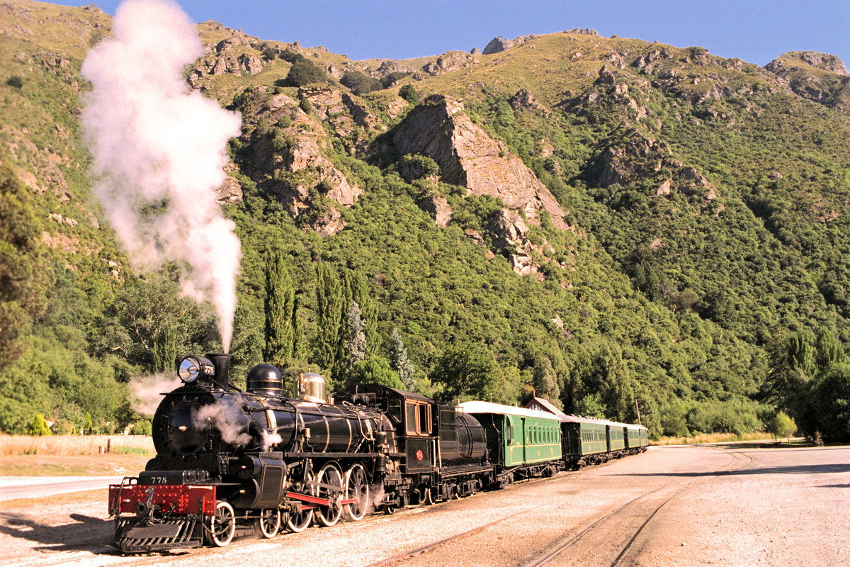 South Island - The Kingston Flyer steams again. Photo © Home At First.