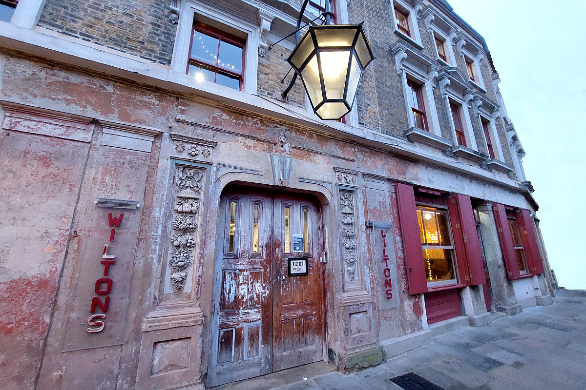 London: Tower Hamlets, Whitechapel — Jack the Ripper Apt. - Wilton's Historic Music Hall. Photo © Home At First.