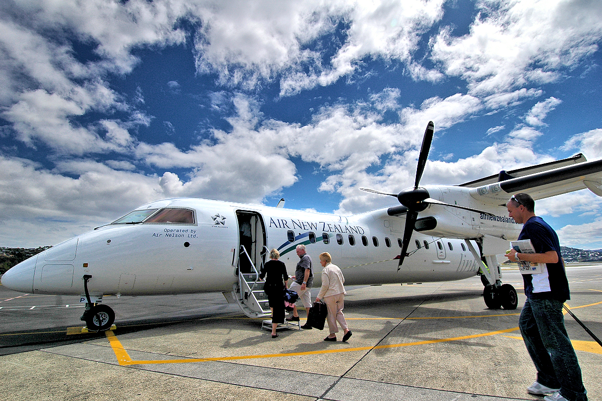 Nelson Region: Air Nelson boarding at Nelson. Photo © Home At First.