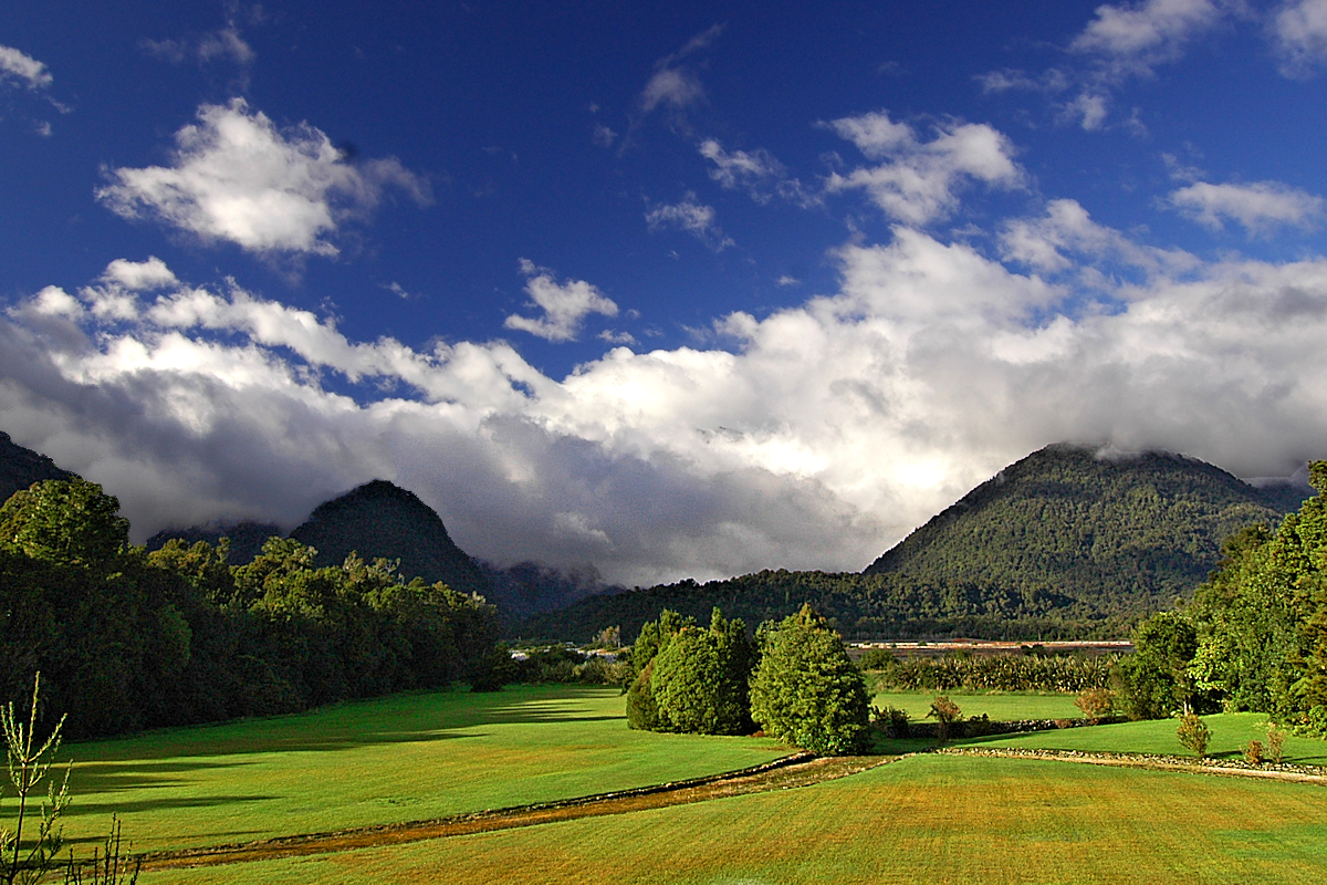 Westland: Landscape by Fox Glacier. Photo © Home At First.