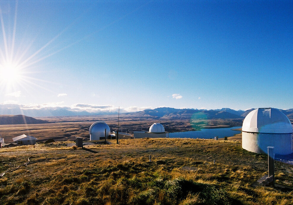 Mackenzie Country - Lake Tekapo - Mt John Observatories. Photo © Home At First.