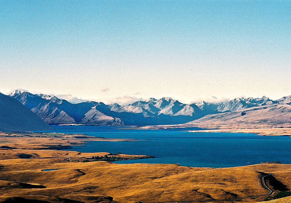 Mackenzie Country - Lake Tekapo and the Southern Alps. Photo © Home At First.