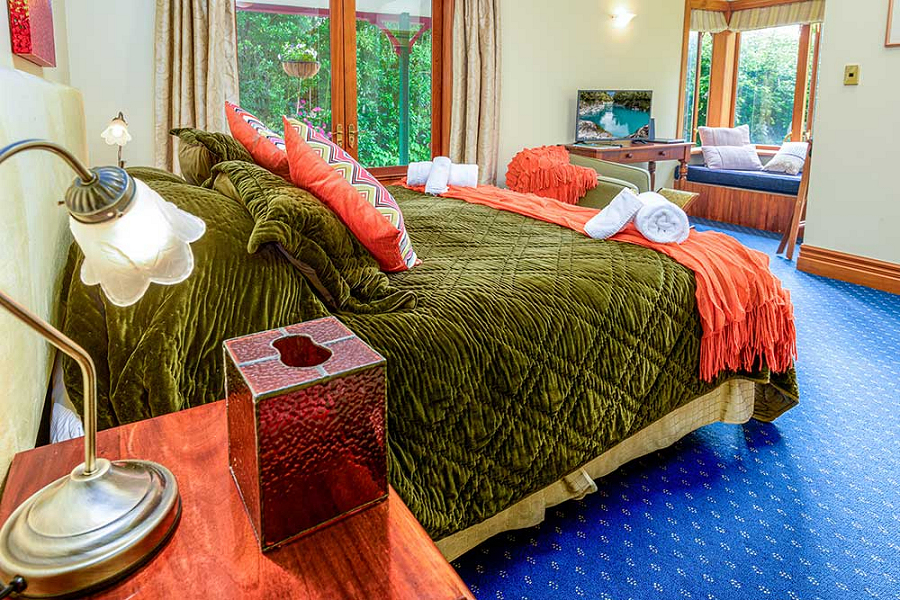 Westland Lodge: double bedroom #2. Photo courtesy the owners.