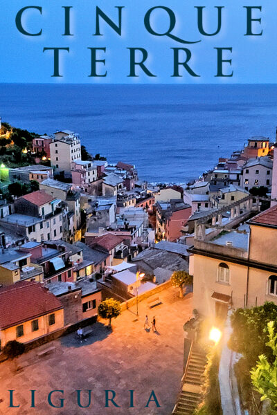 Colorful Riomaggiore, Cinque Terre Liguria. Photo by Becca Fahnestock © Home At First.