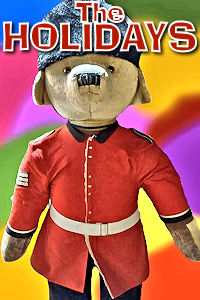 London - Christmas Paddington in Uniform. Photo © Home At First. Happy Holidays 2024!