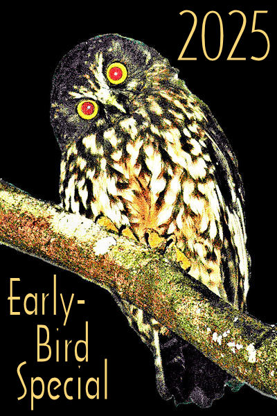Early-Birds Get 1st Choice of Availability!