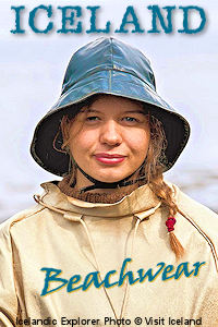 ICELAND: Beachwear. Icelandic Explorer Photo © Visit Iceland. ICELAND: Beachwear. Icelandic Explorer Photo © Visit Iceland.