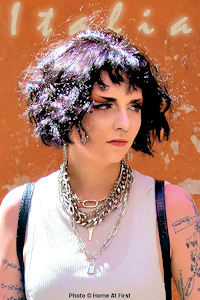 Italy - Young woman in Rome with edgy contemporary style. 200x300. Photo © Home At First Rome, Italy: fashionista. Photo © Home At First.